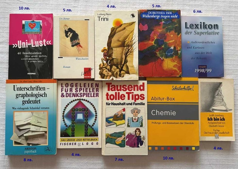 Книги и атласи на немски език