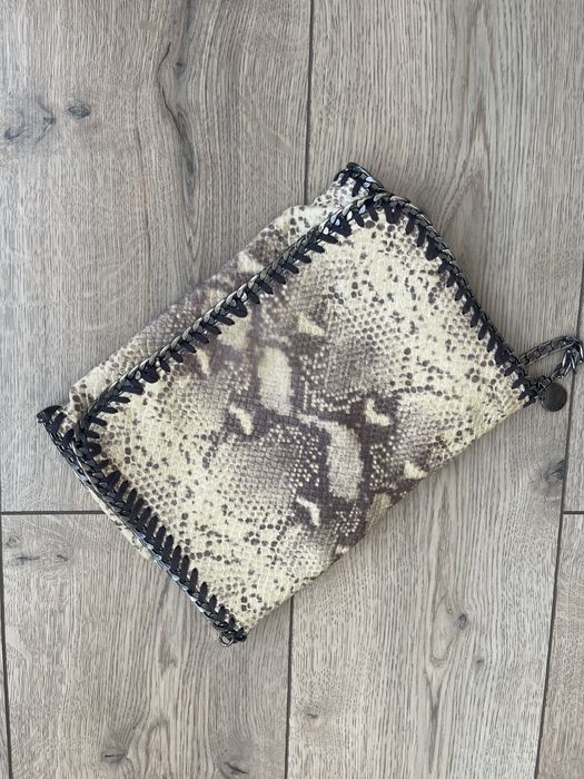 Кожанная сумка змейка