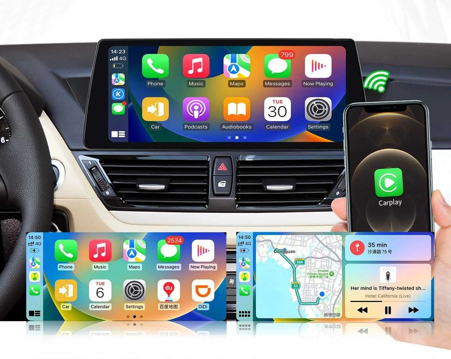 Мултимедия 10.25" Android 14 за BMW X1 E84 (09-15г) CARPLAY навигация