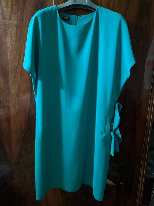 Красивое Платье летнее  размер 48 50 бирюзовое