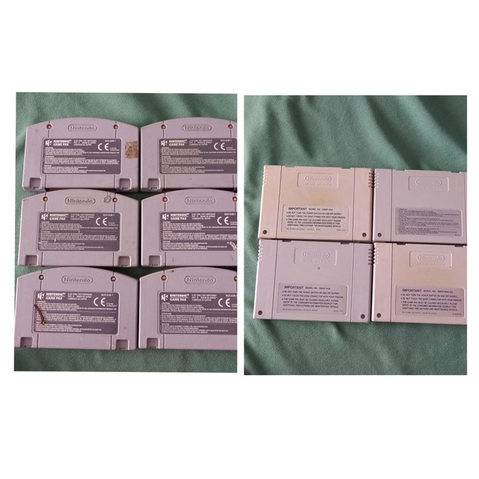 Lot 10 Casete/Jocuri Nintendo/Super Nintendo