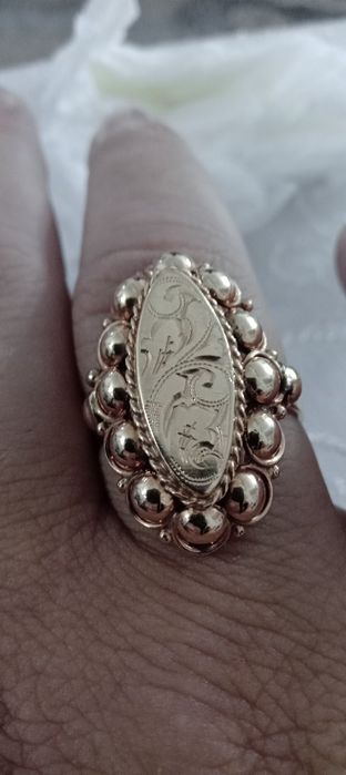 Inel  dama aur roz  14k