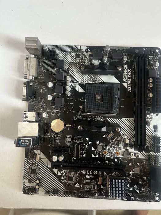 Материнская плата Asrock a320m dvs AM4
