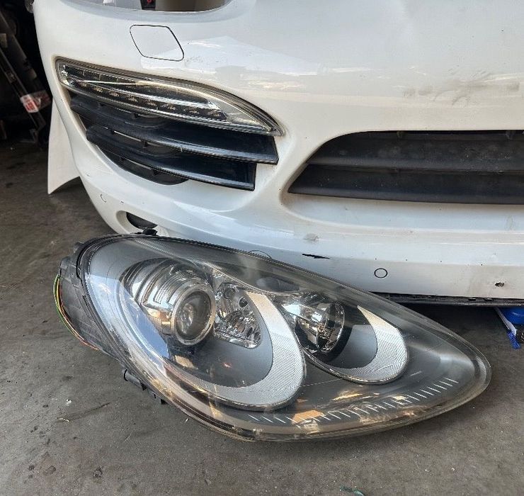 fata completa porsche cayenne (92a) bara fata 4 senzori faruri capota trager radiator aripi 2010 2011 2012 2013 2014 2015 2016