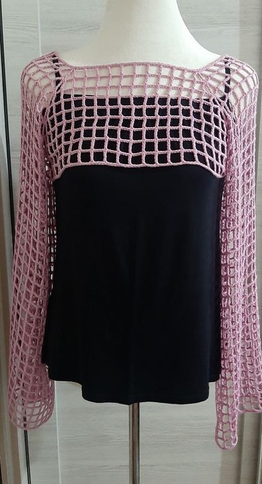 Модный Топ-сетка