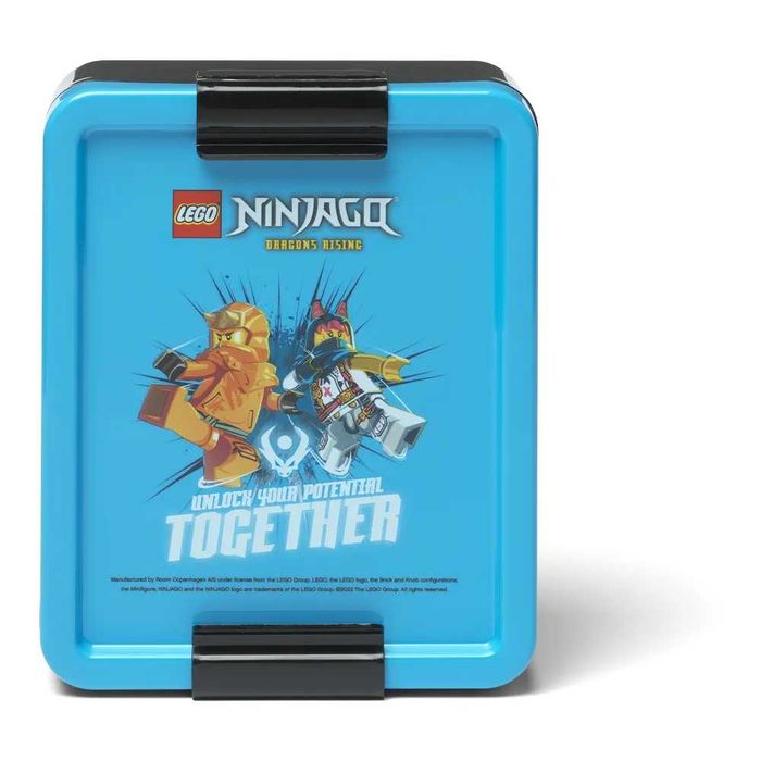 Кутия за храна бутилка за вода Комплект Lego Ninjago Лего Зелен Син