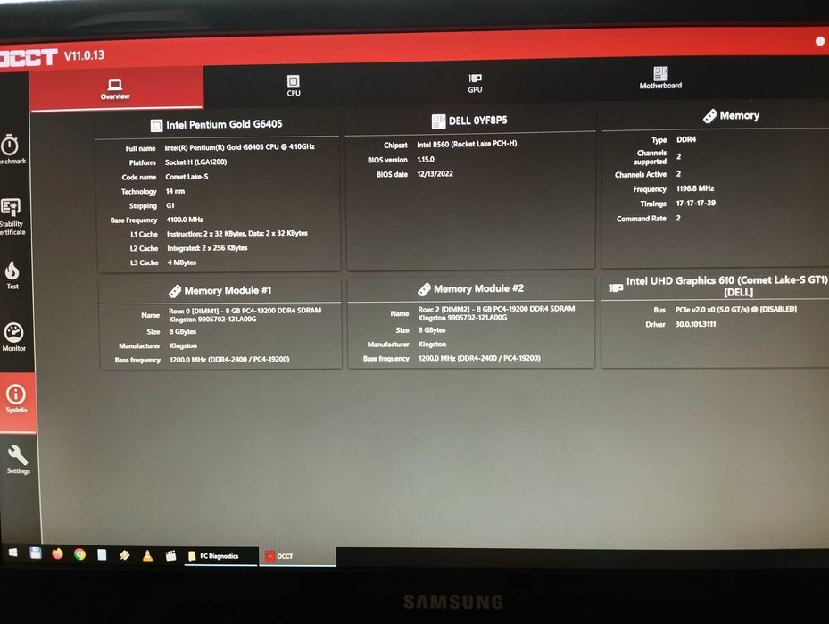 Настолен компютър DELL Inspiron 3891 /Intel 10-th generation/