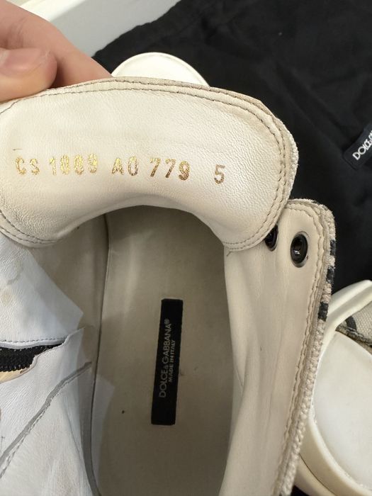 dolce&gabbana sneakers size 39