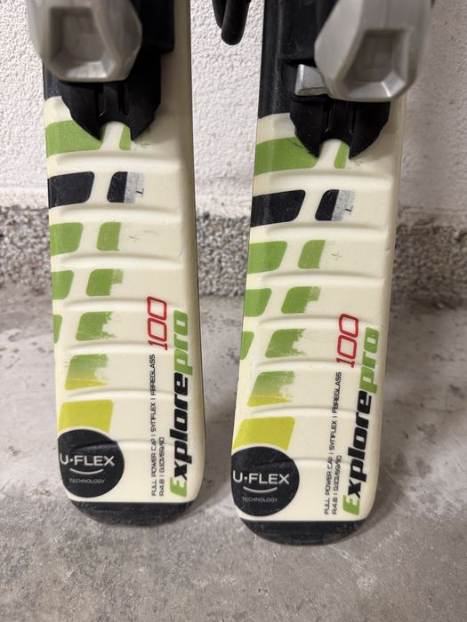 Детски ски Elan U-Flex 100cm и ски обувки  Head 20.5