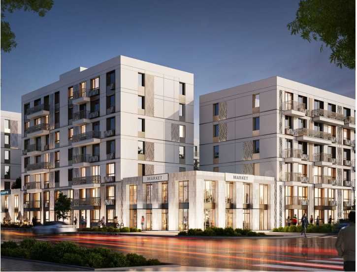 2х комн кв, в новом ЖК на 3 этаже 64.3 м² Янги Узбекистан [РЛ]