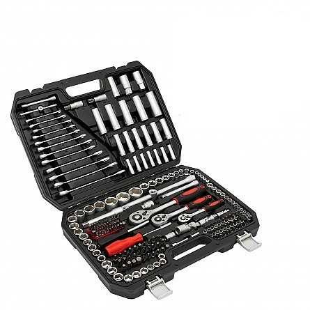 Trusa scule 1/4", 3/8" si 1/2", 216 piese