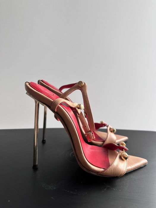 Sandale Hardot 35 elegante din piele naturala bej