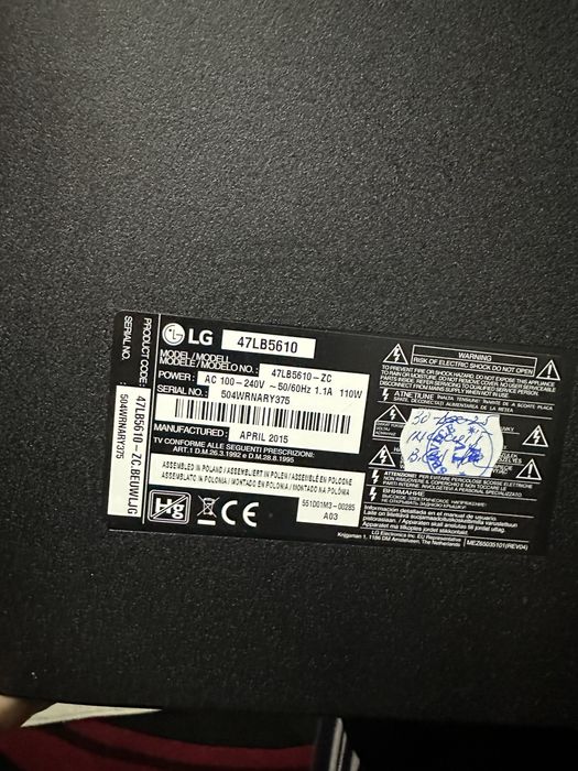 Televizor NONSmart LG