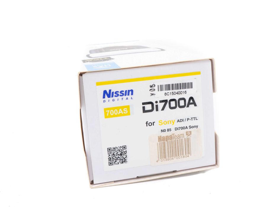 Blit Nissin Di700A patina Sony mirroless ( nou) pt A7, A9, etc