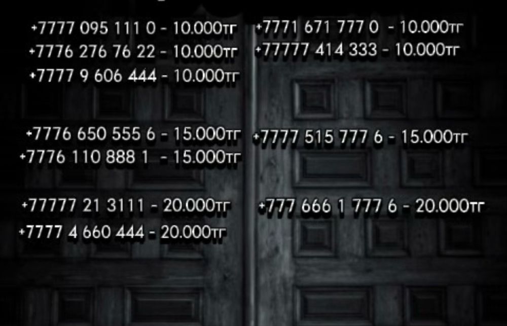 Номера телефонов