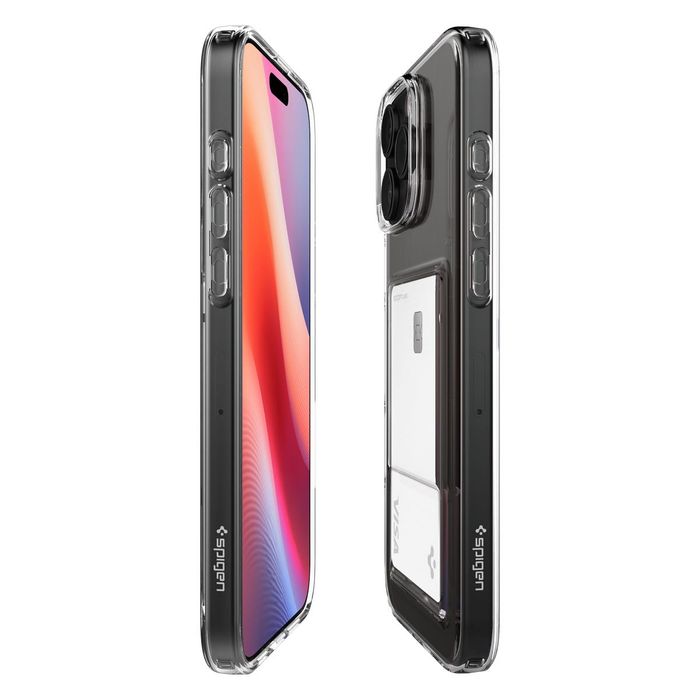 Spigen Crystal Slot силиконов кейс отделение за карти iPhone16 Pro/Max