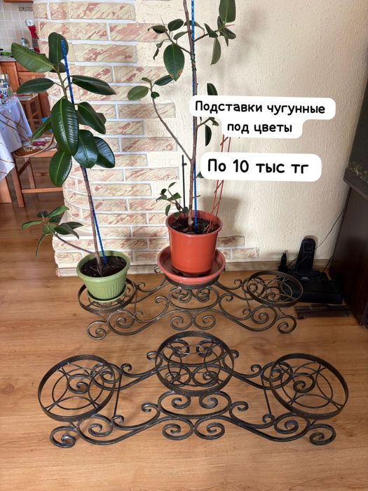 Цветы и подставки