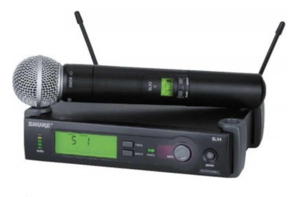 Sistem Microfon profesional wireless SLX 24  Shure SM 58 NOU