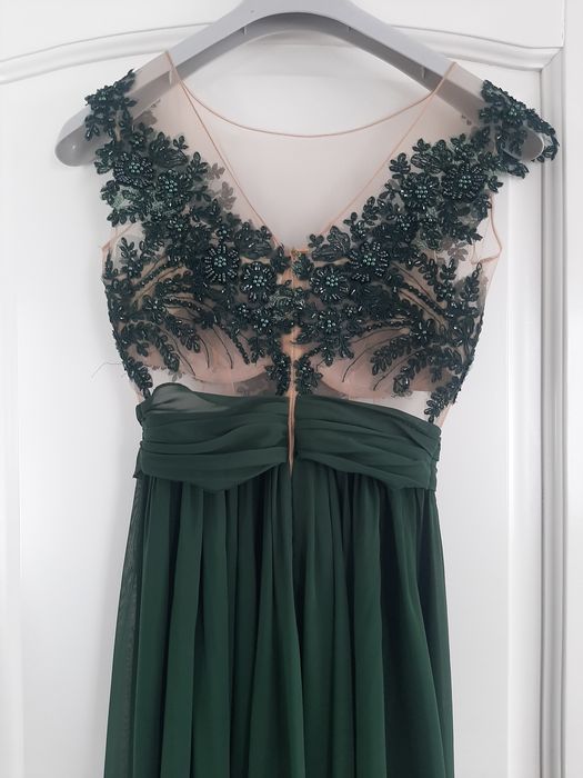 Vând rochie de seara verde smarald