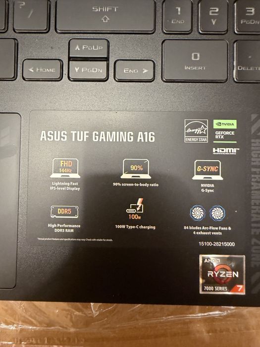 laptop de gaming asus tuf a16