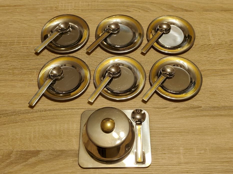 Zepter set pahare mici, cesti cafea, lingurițe, farfuriuțe