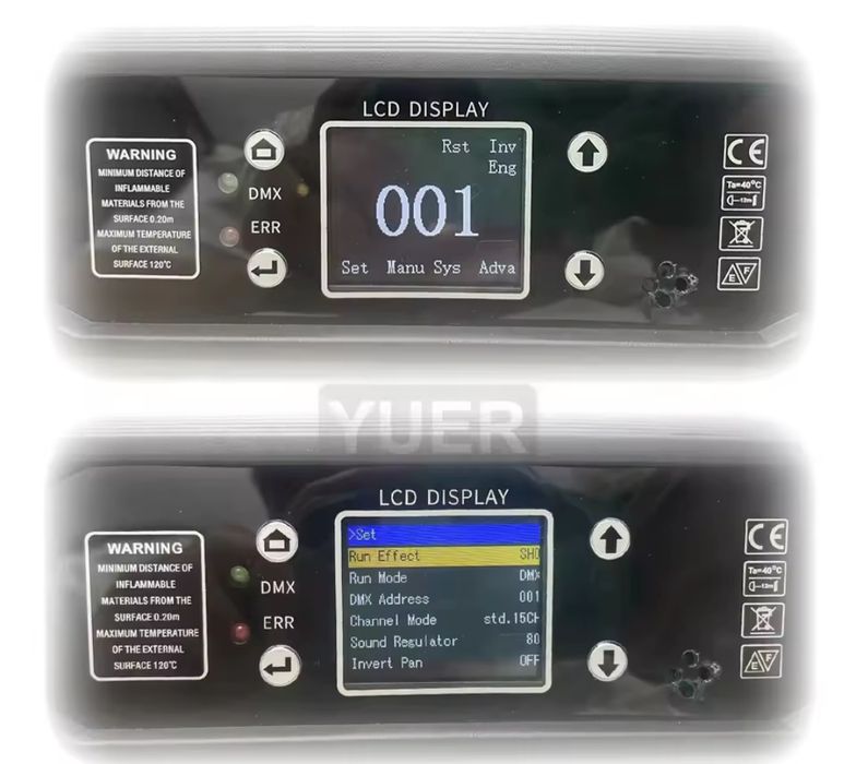 Moving head Beam mini 7 R 200 w Led Consum 280 W