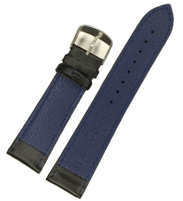 Curea Ceas Matteo Ferari Piele Naturală Neagră Mărime L (18mm - 24mm)