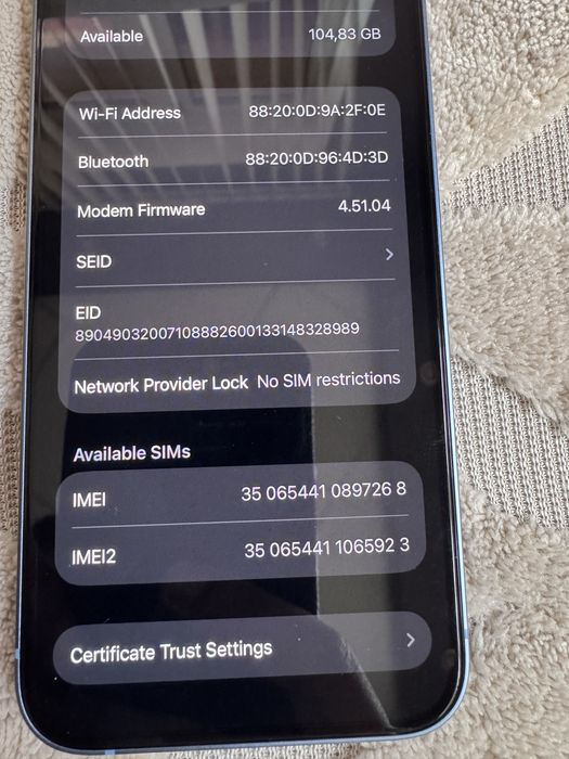 Iphone 14 128GB / Blue