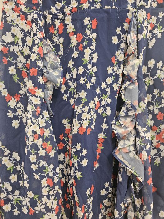 Rochie voal bleumarin