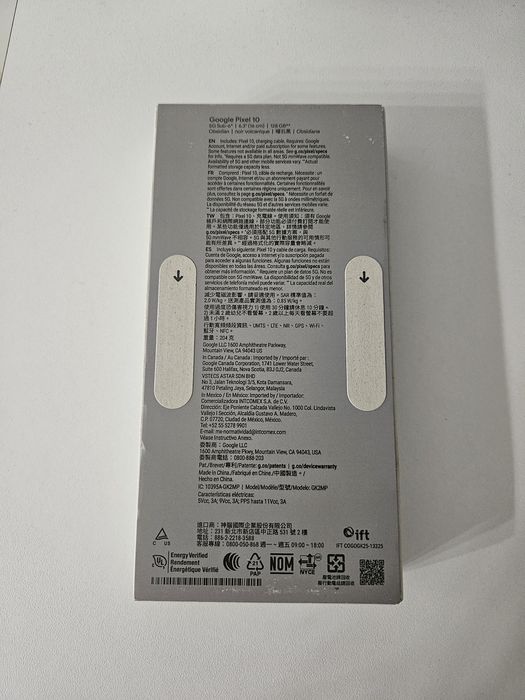 Google Pixel 10 5G 128GB 12GB RAM Dual