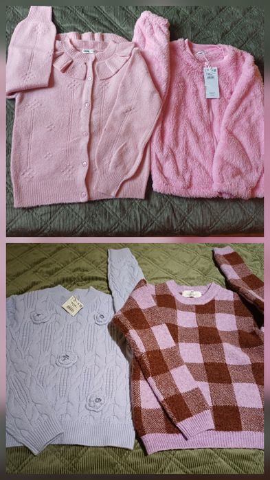 Жилетка, пухкаво яке, блузки 134 р.