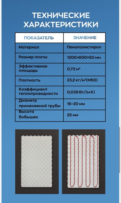 Мат для теплого пола