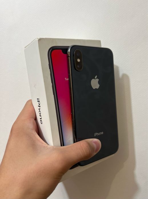 iPhone X (АКБ - 100%, 256ГБ).