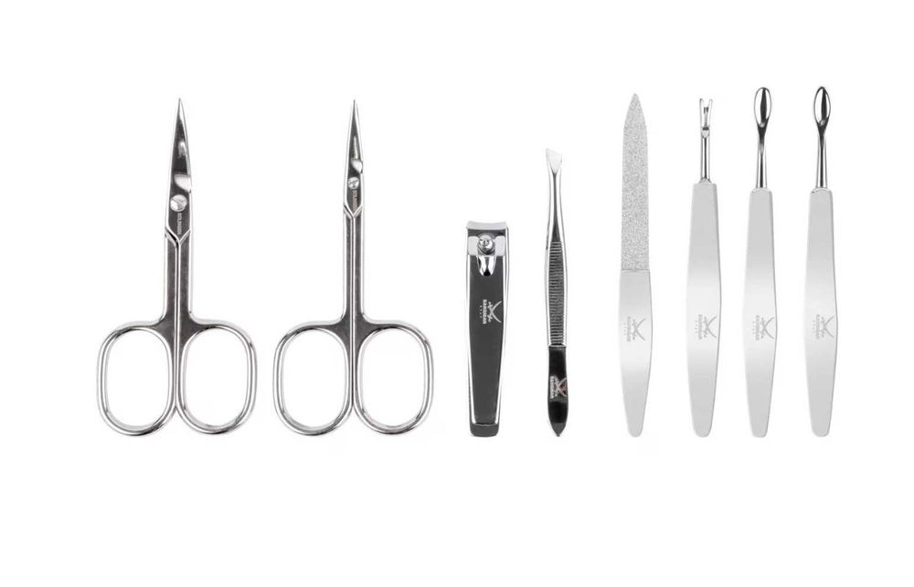 Trusa de manichiura premium SANSIBAR 8 bucati, Calitate Solingen piele