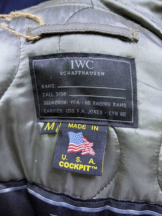 IWC x COCKPIT USA “Aviator’s Flight Kit” CWU-45/P Jacket