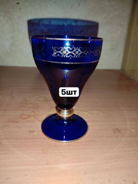 Фужеры из чешского стекла