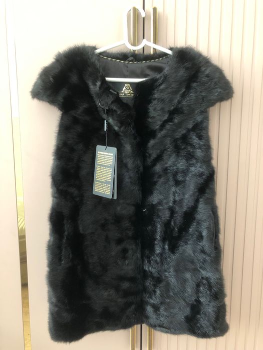 Шуба жилетка норка
