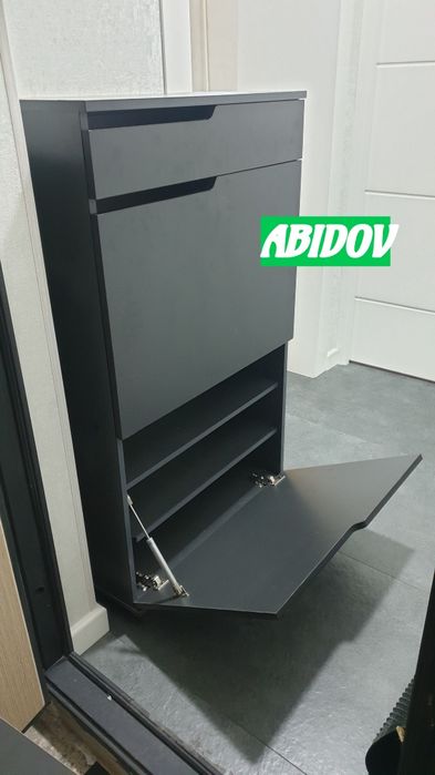 Обувной шкафчик в стиле hi-tech от производителя .