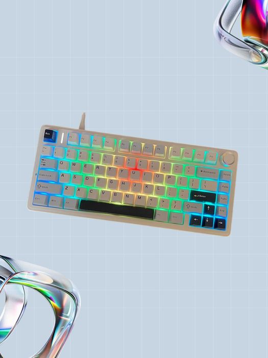 Механическая клавиатура AULA F75 с RGB и Bluetooth