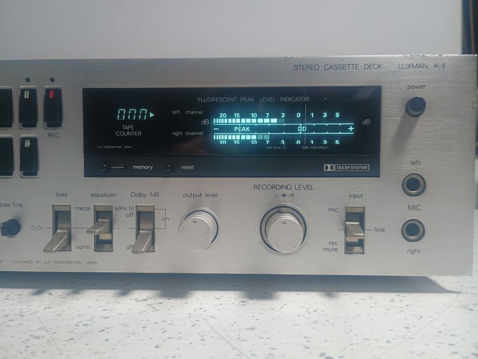 Casetofon deck Luxman k8