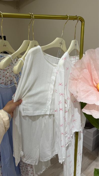 Пижамы сорочки рибана