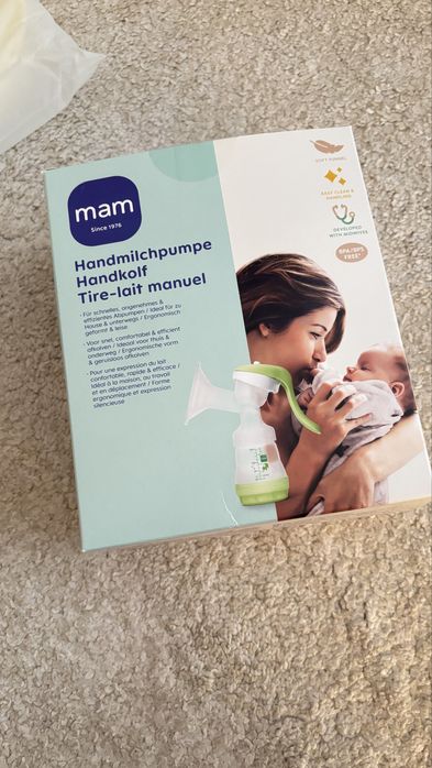 Помпа за кърма MAM - ръчна, шишета МАМ