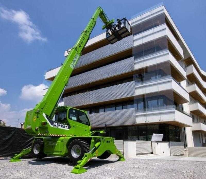 Inchiriez telehandler telescopic roto macara/nacela/stivuitor Manitou