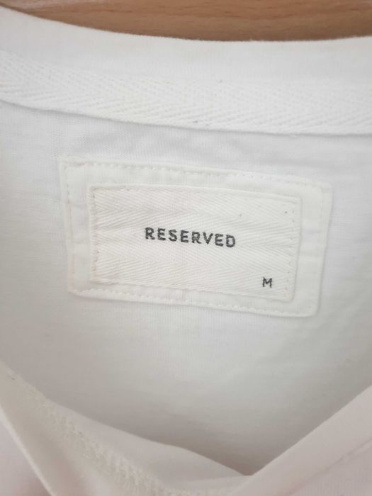 Tricou Reserved alb (M)