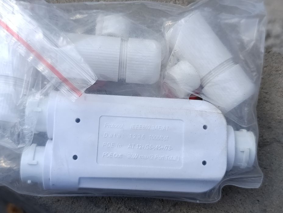 POE репитер 1 выход 2 выхода уличный