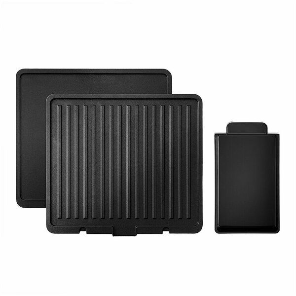 Гриль Kitfort KT-1636, серебристый/черный