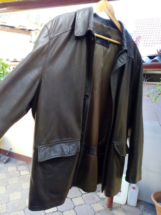 Geaca din piele naturala XXL