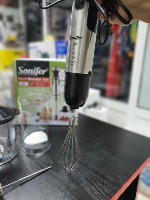 Погружной блендер 5в1 с капучинатором от Sonifer.