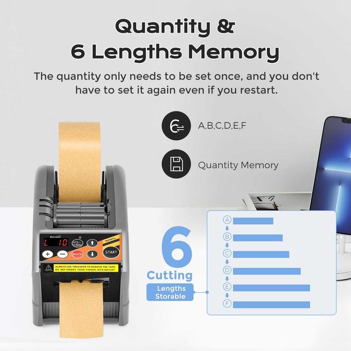 Bonvoisin електрически нож за лента, дължина 94 см и ширина 6,3 см