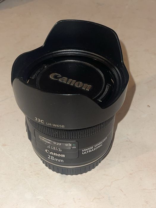 Canon EF 28mm f 2.8 обектив за фулфрейм и кроп сензор